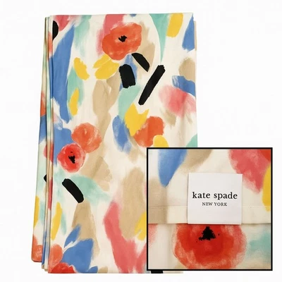 Cortina de Ducha Kate Spade Paintball Floral Mezcla de Algodón Colorido Moderno Abstracto Foto 1 de 3