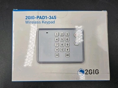 Nortek Nice Brand 2GIG Wireless Keypad Model 2GIG-PAD1-345 New In Box - Image 1 of 2