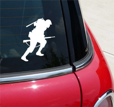 SOLDIER #1 ARMY MARINES MILITARY COMBAT GRAPHIC DECAL STICKER ART CAR WALL DECOR - Image 1 of 3
