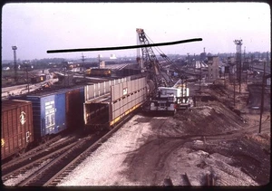 cfv420 Orig. Slides Derailment At Walbridge C&O Yard 6-20-83 - Picture 1 of 1