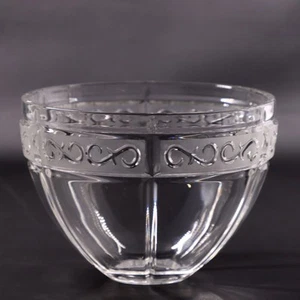 Waterford Marquis Arabesque 7" Crystal Frosted Scrolls Glass Fruit Candy Bowl - Picture 1 of 4