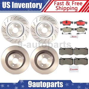 Brembo Front Rear Brake Kit Rotors Ceramic Pad for 2007-2008 Mercedes-Benz CL550 - Picture 1 of 12