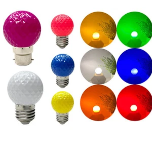 E27 B22 Multicolor LED Globe Bulbs G45 2W Pineapple Lamp For Party KTV Bar Decor - Picture 1 of 21