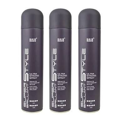 Super Brillant Style Ultra Strong Spray 3x 300ml Haarlack
