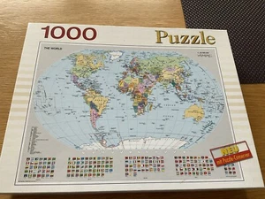 politische Weltkarte - Map - THE WORLD - Puzzle 1000 Teile / ca. 68cm x 48cm NEU - Bild 1 von 2