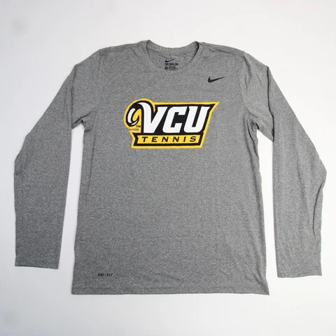 VCU Rams Nike Nike Tee Long Sleeve Shirt Men's Gray New Cover