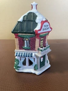 HOLIDAY EXPRESSIONS 3-D PORZELLAN BELEUCHTETES HAUS - SPIELZEUGLADEN - Bild 1 von 12