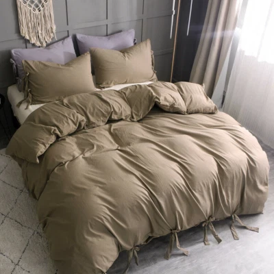 2/3/4pcs Soft Comfy Duvet Covers Set Printed Striped Comforters Cover Sets - Image 1 of 4