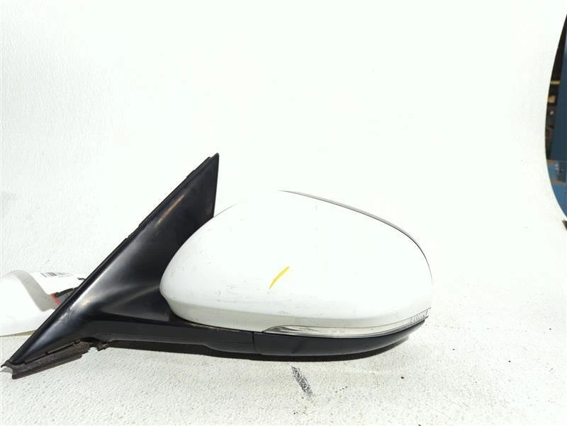 2013 Jaguar XF Left Door Mirror Assembly White OEM 368984 88000 Miles - Изображение 1 из 3