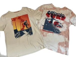 Sonoma Shirt Graphic Tee Two Pack Size 14-16 - Picture 1 of 3