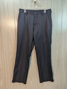 Adidas Climalite Golf Pants Mens 32x32 Black Performance Straight Stretch Chino - Picture 1 of 9