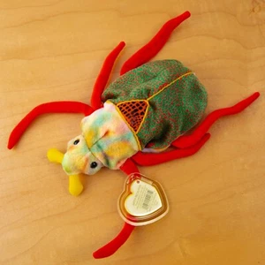 Peluche SCURRY the Beetle (6,5") - Ty Beanie Babies - De colección NUEVO STOCK ANTIGUO COMO NUEVO - Imagen 1 de 4