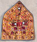 HANDMADE MIRROR EMBROIDERY OLD TRIBAL ETHNIC WALL HANGING/PATCH DECOR TAPESTRY