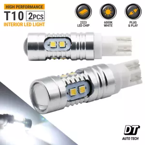 LED White T10 912 921 Hi Power 40W Backup Reverse Light Bulbs Projector - Picture 1 of 7