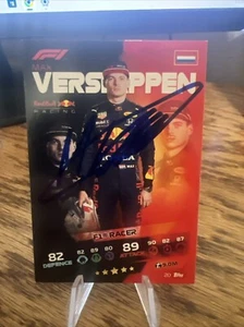 Max Verstappen Autograph Topps Turbo Attack 2021 Card Formula 1 JSA COA - Picture 1 of 5