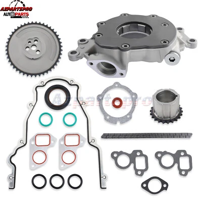 Kit de junta de cadena de distribución de bomba de aceite para Chevy Silverado Express LCF SS SSR Tahoe V8 Foto 1 de 4