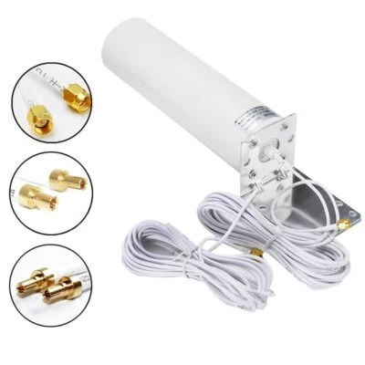 4G LTE 5G MIMO Waterproof Antenna Outdoor 700-3800MHz for Huawei ZTE CPE Router# - Image 1 of 4