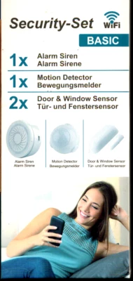Wifi SMART HOME Security Set Haussteuerung Smartphone Hausalarmanlagen Fontastic