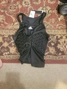 Neu mit Etikett Adidas Aeroready gepolstertes Basketball schwarz Tank Top Herren Größe Large GH4839 - Bild 1 von 6