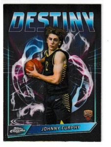 JOHNNY FURPHY 2024-25 TOPPS CHROME DESTINY ROOKIE. NICE. - Picture 1 of 1