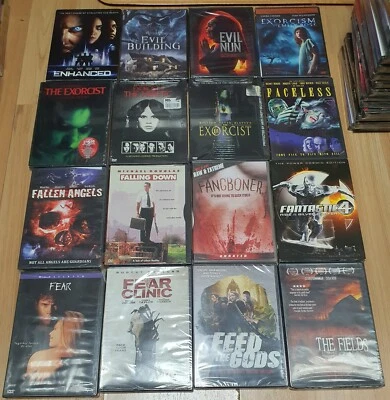 NEW TITLES Sealed NEW Horror, Sci-Fi & Fantasy DVDs F thru Q - Buy more to save - Image 1 of 4