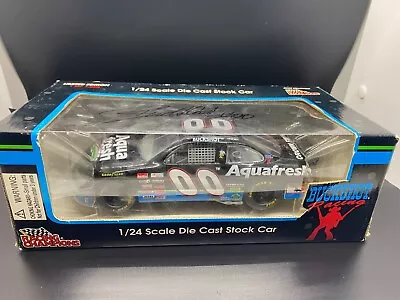 Signed Limited Edition Racing Champions 1:24 #00 Buckshot Jones Aqua Fresh - Image 1 of 3