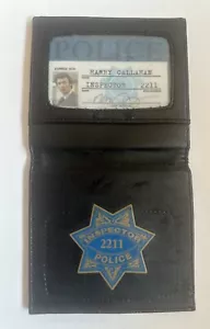 Cartera con insignia de identificación “réplica” de la policía de Harry el sucio Clint Eastwood Harry Callahan nueva de stock - Imagen 1 de 7