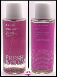 Victoria's Secret PINK New | FRESH & CLEAN | Body Mist with Essential Oils 250ml - Picture 1 of 1