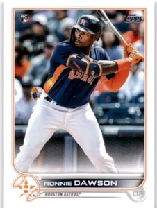 RONNIE DAWSON RC 2022 Topps Series 1 #231 Houston Astros - Picture 1 of 2