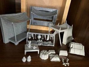 MARX TOYS RECAST 1:32 BEN-HUR MARKET PLAYSET (25 PIECES) GRAY - Picture 1 of 6
