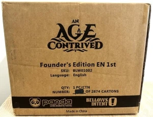 AN AGE CONTRIVED FOUNDERS KICKSTARTER EXCLUSIVE ED+ADD-ONS METAL CHANNEL TOKENS! - Picture 1 of 9