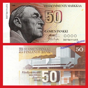 FINLANDIA FINLAND 50 Markkaa 1986 Pick 114 SC / UNC - Imagen 1 de 2