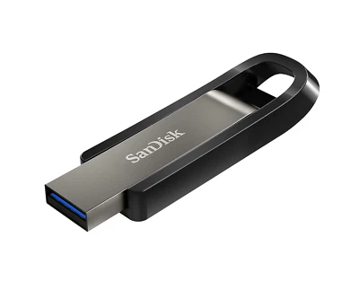SanDisk Extreme Go USB 3.2 Clé USB, Haute Vitesse USB, SDCZ810-128G-G46 - Photo 1/4