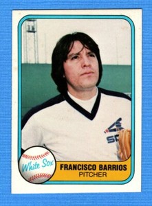 1981 Fleer #352 Francisco Barrios NM+ White Sox