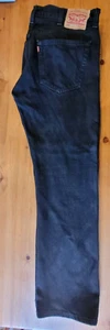 Vintage Levi's 501 Men's Original Jeans Black W38" L32" - Picture 1 of 5