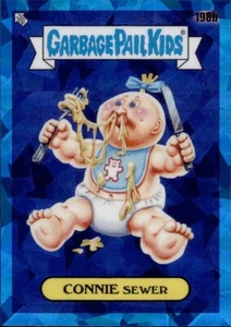 2022 Garbage Pail Kids Chrome SAPPHIRE Series Connie SEWER #198b - Picture 1 of 2