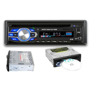 MP3 Player Car Radio Compatible with DVD CD Bluetooth Single 1 Din FM AUX USB - Picture 1 of 11