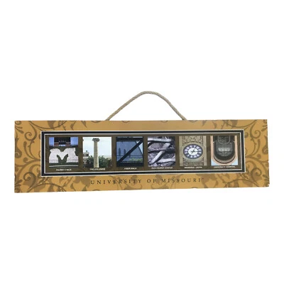 NCAA Letter Art Wooden Sign - Image 1 of 4