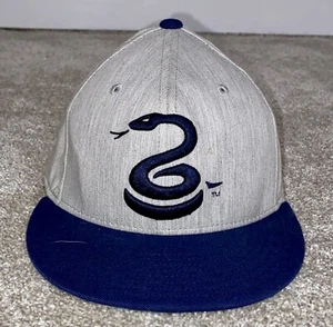 Adidas Philadelphia Union Snake Logo Navy Blue & Gray Fixed Hat Unisex S/M. HTF - Picture 1 of 8