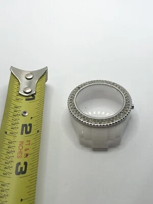 Michael Kors Watch Parts Case Only White Ceramic W/Crystal 38mm GY375 - Image 1 of 4