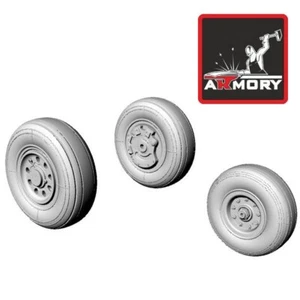 Armory Models AR AW48303 Scale 1:48 F-35B Lightning-II wheels for plastic model - Picture 1 of 24