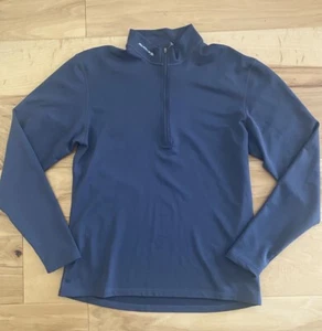 Sugoi Gray Quarter Zip Long Sleeve Cycling Workout Athletic Top Mens Sz M - Picture 1 of 7