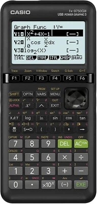 Casio fx-9750GIII, Standard Graphing Calculator, Python and Natural Text Book - Image 1 of 3