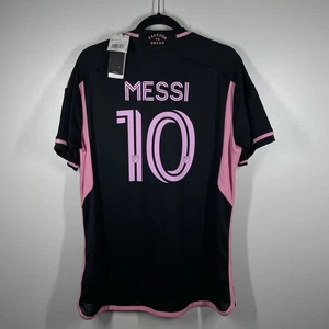 New Messi #10 Inter Miami 2023 2024 Away AUTHENTIC Soccer Jersey Adidas IC9621 - Picture 1 of 22