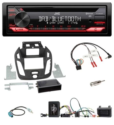 JVC CD DAB USB Bluetooth Lenkrad Autoradio für Ford Transit Connect 2013-2018 sc - Bild 1 von 4