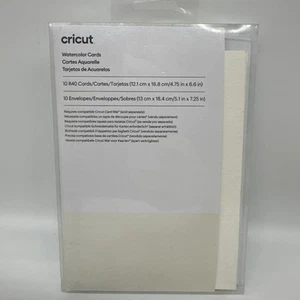 Buste carte acquerello Cricut - R40 (10 ct) avorio NUOVE - Foto 1 di 3