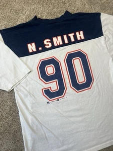 VINTAGE 90s Denver Broncos T-Shirt Trikot XL NFL Football Neil Smith 90 Sport - Bild 1 von 9