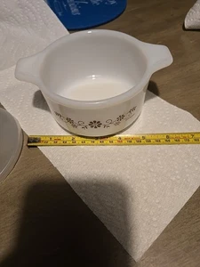 VINTAGE DYNAWARE GLASS FOOD STORAGE CONTAINER With Lid - Picture 1 of 5