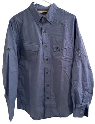 Camisa de manga larga ExOfficio Blue Bugs Away Baja para hombre talla S UPF 30 precio de venta sugerido por el fabricante $100 Foto 1 de 4
