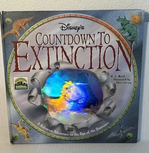 De colección 1998 Disney’s Countdown to Extinction 1ª Edición, Imágenes de Holograma, Madera HC - Imagen 1 de 11